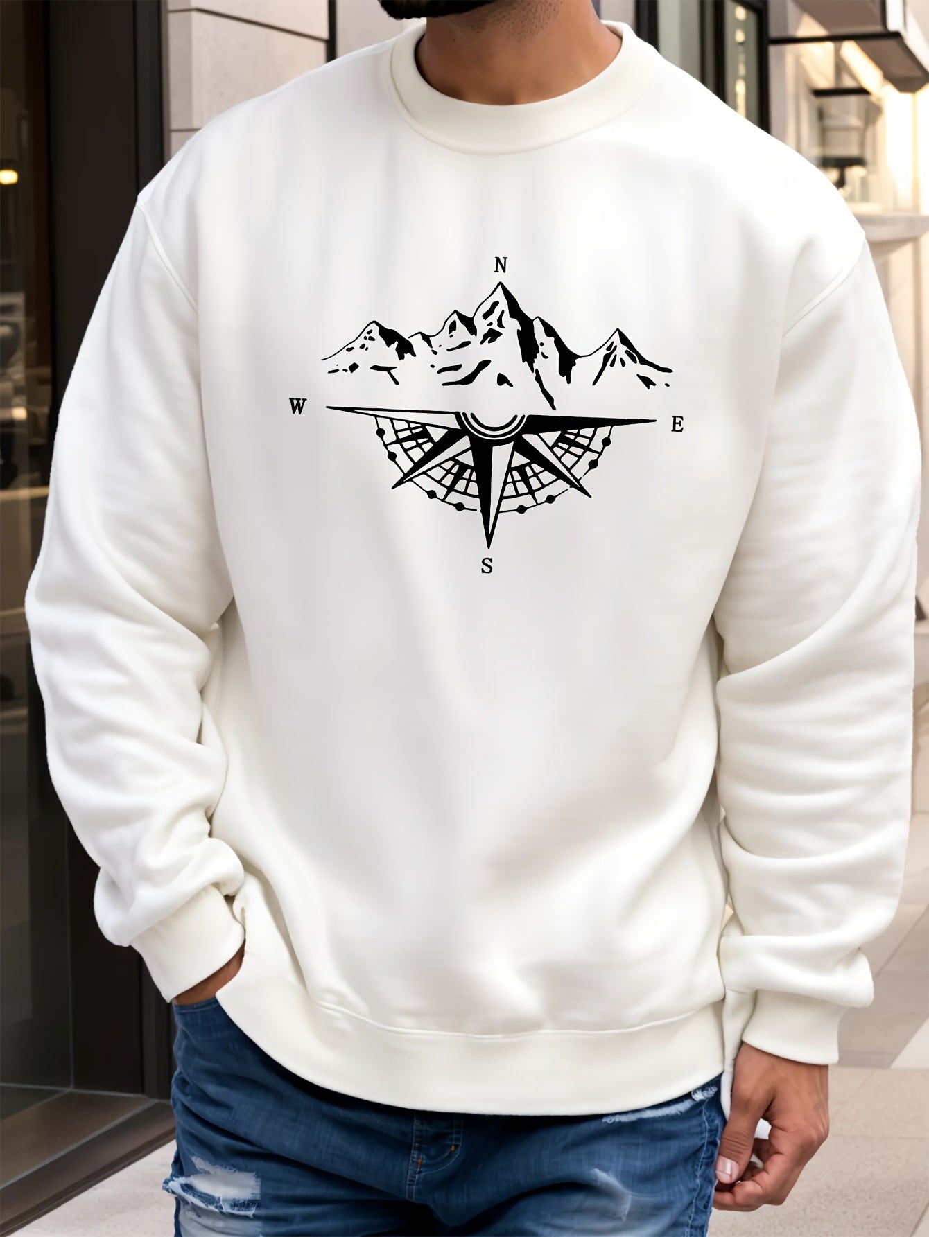 Casual Cotton Pullover Sweatshirt for Men | Great for Casual Days