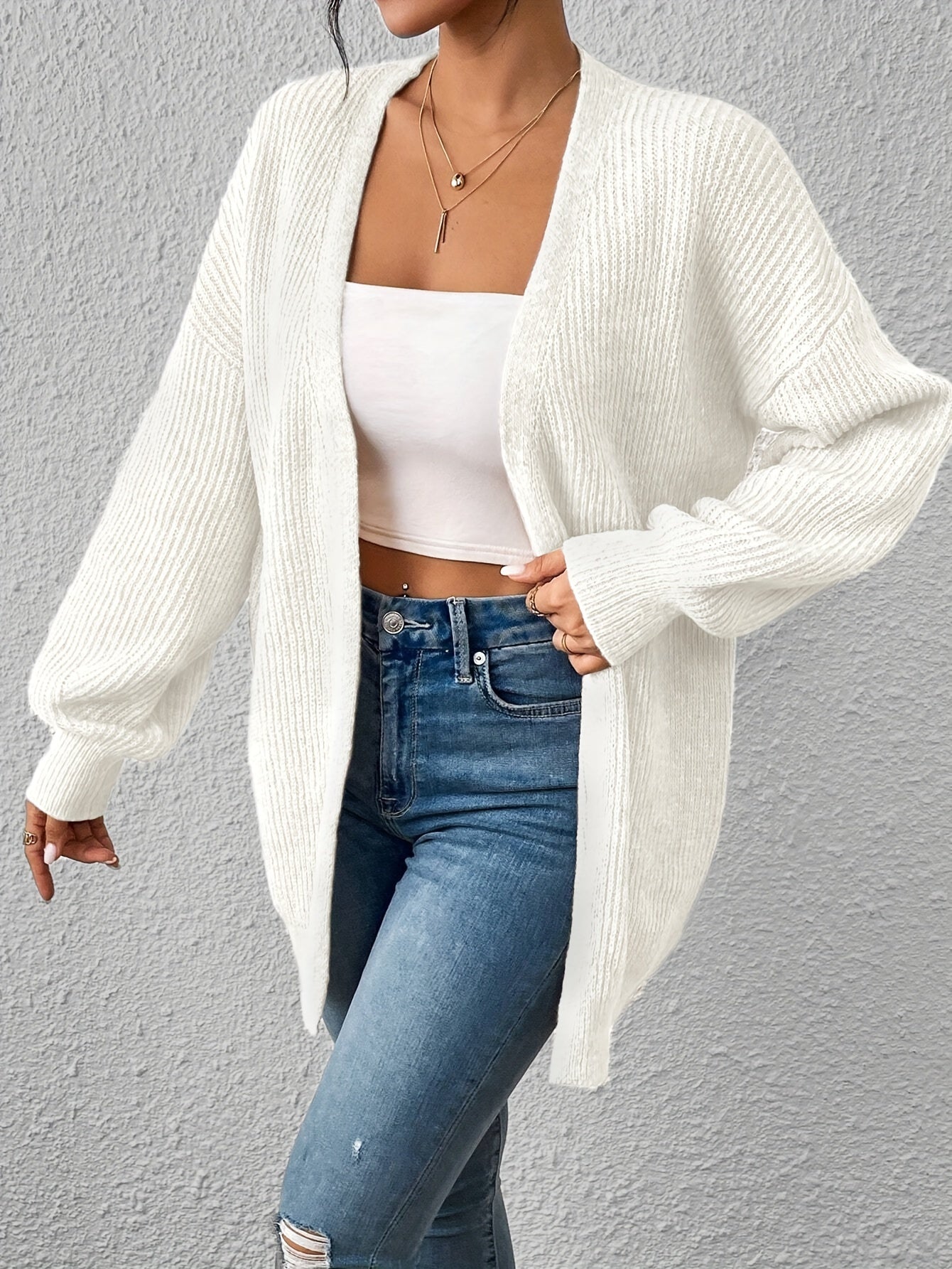 Casual Cotton Knitwear Cardigan for Women | Streetwear