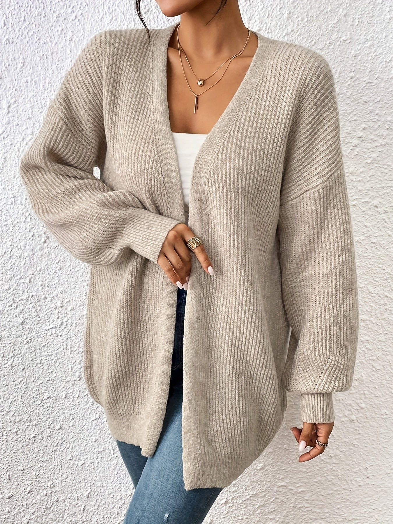 Casual Cotton Knitwear Cardigan for Women | Streetwear