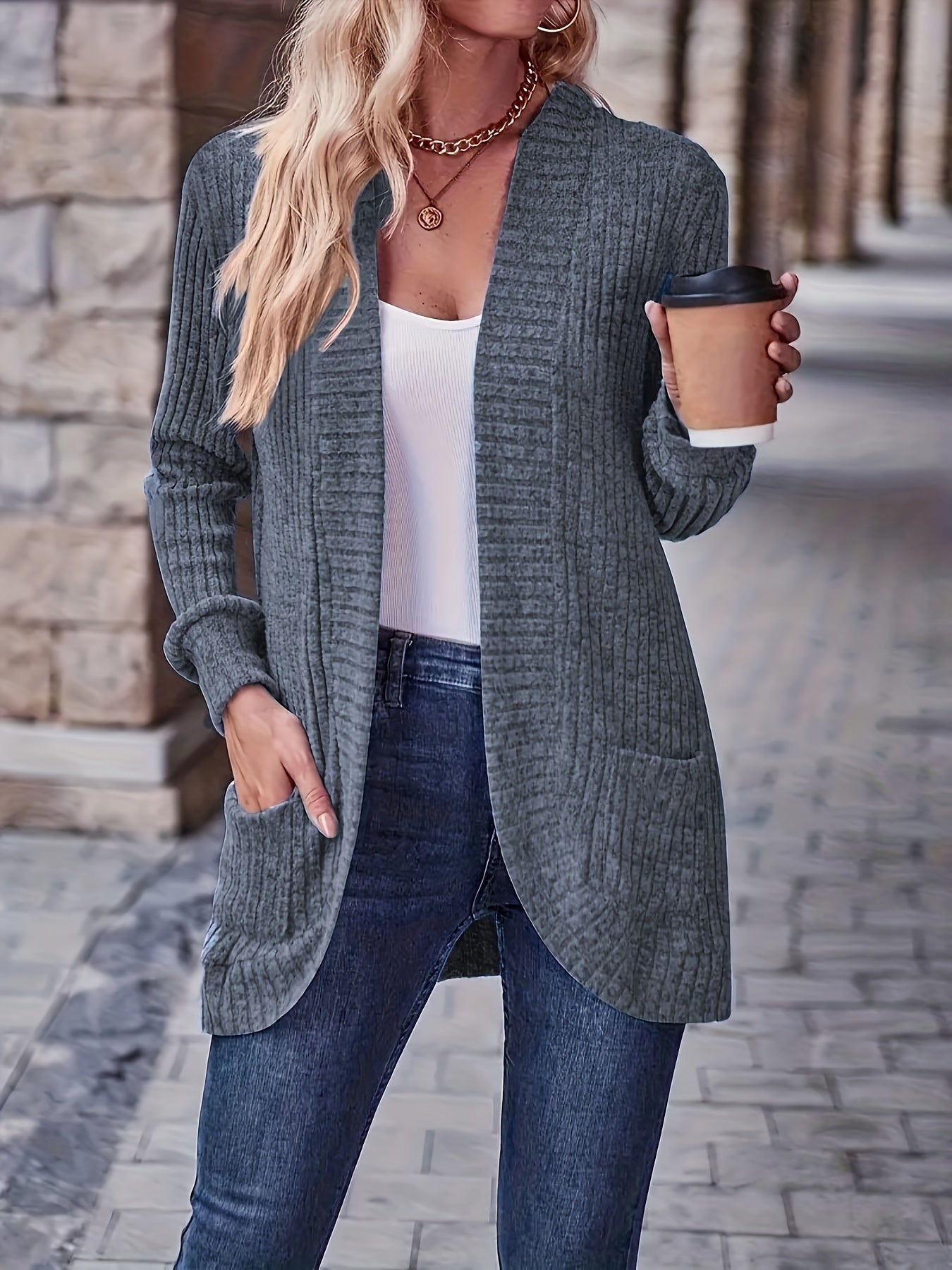 Casual Fleece Knitwear Cardigan for Women | Great for Casual Days