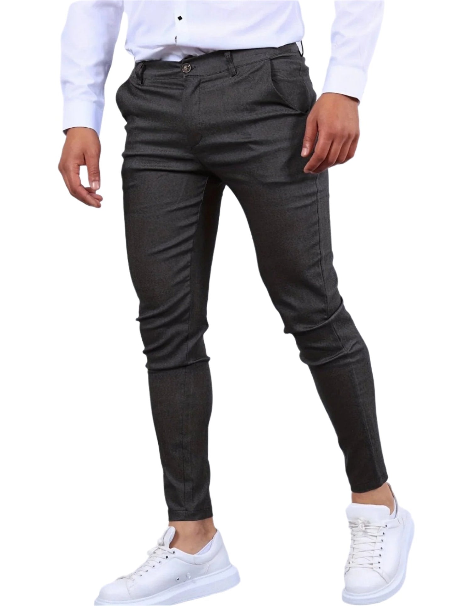 Men's - Chino Pants - Classic - Tailored Fit - Ideal for Autumn
