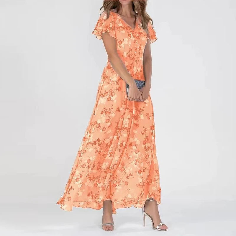 Casual Floral Maxi Dress | Great for Summer Days