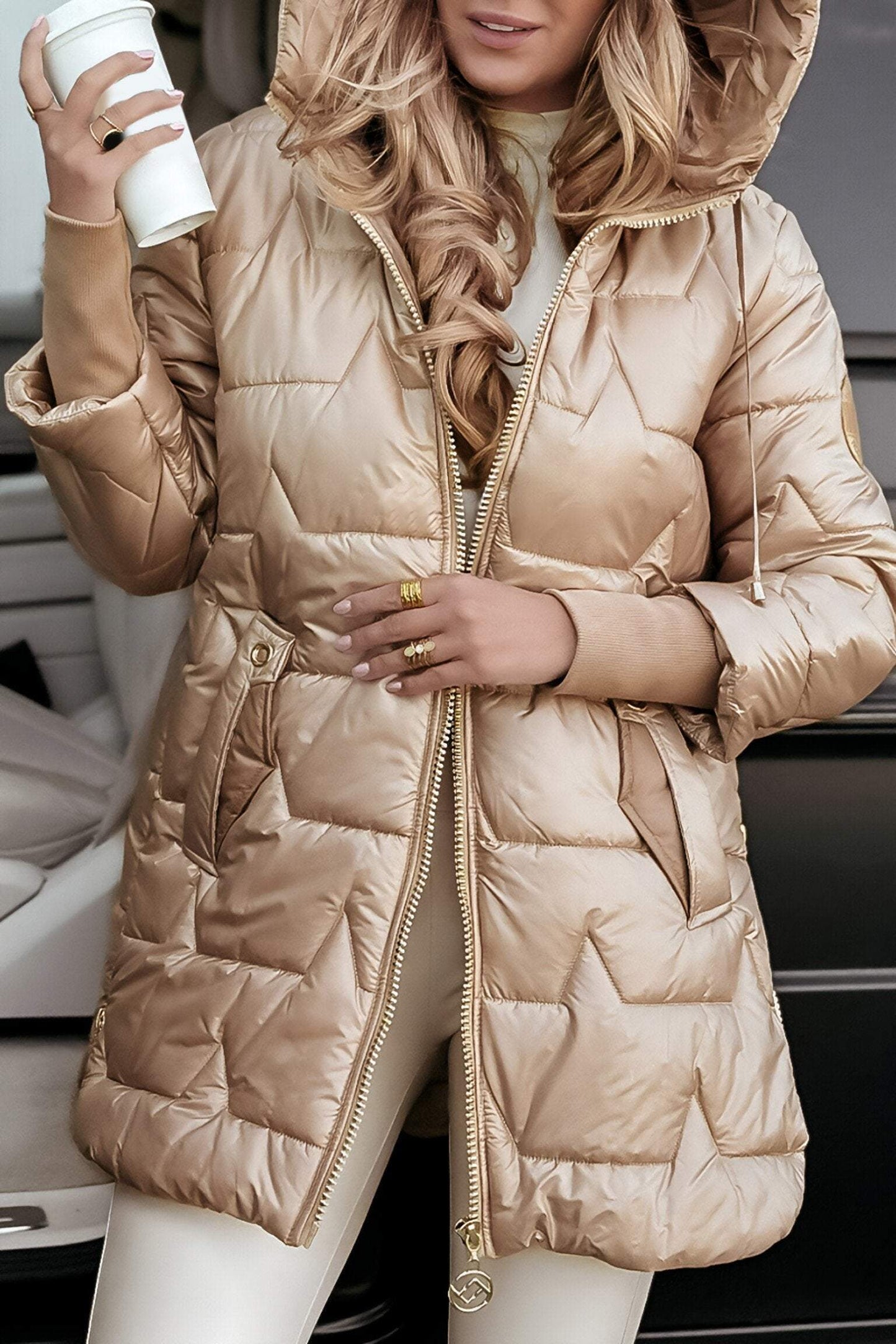 Elegant Women’s Luxe Outerwear Jacket | Premium Autumn & Winter Coat