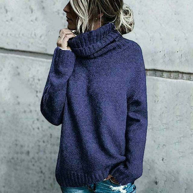 Oversized Turtleneck Sweater for Women | Great for Casual Days