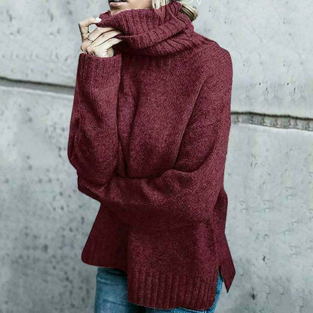 Oversized Turtleneck Sweater for Women | Great for Casual Days