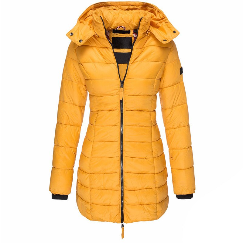 Elegant Women’s Premium Long Down Jacket | Warm Winter Outerwear