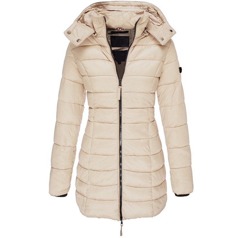 Elegant Women’s Premium Long Down Jacket | Warm Winter Outerwear