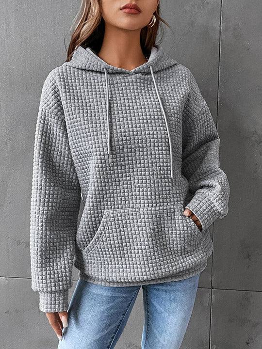 Casual Cotton Hoodie with Backprint for Women | Great for Casual Days