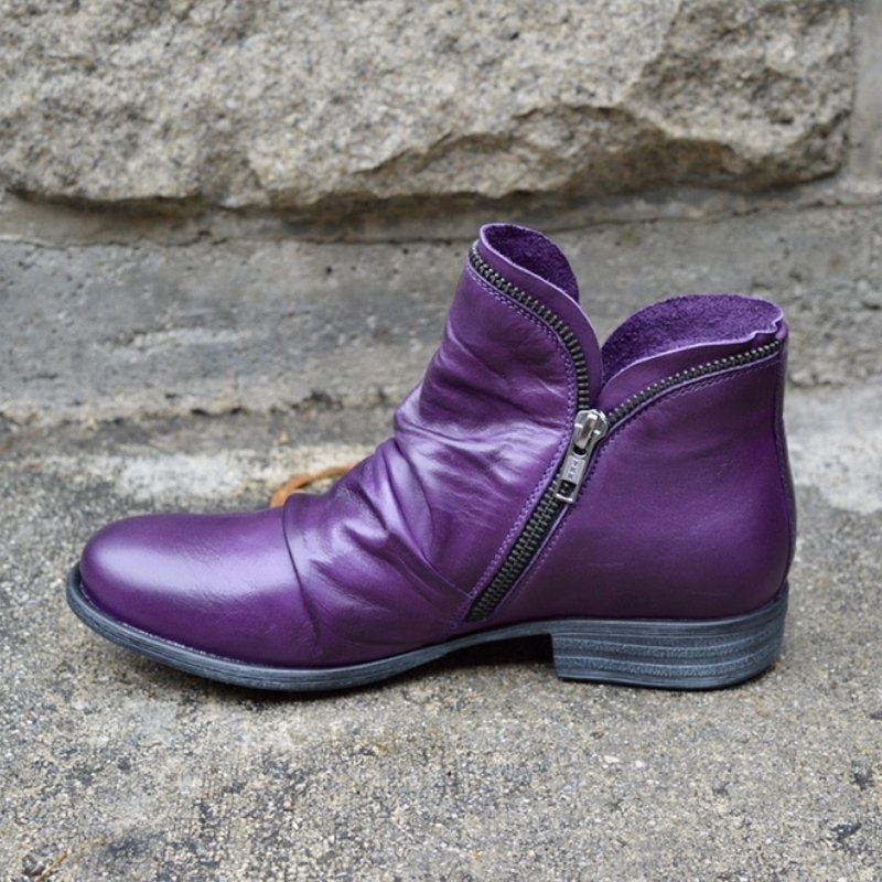 Casual Ankle Boots with Zipper and Heel for Women | Ideal for Autumn/Winter