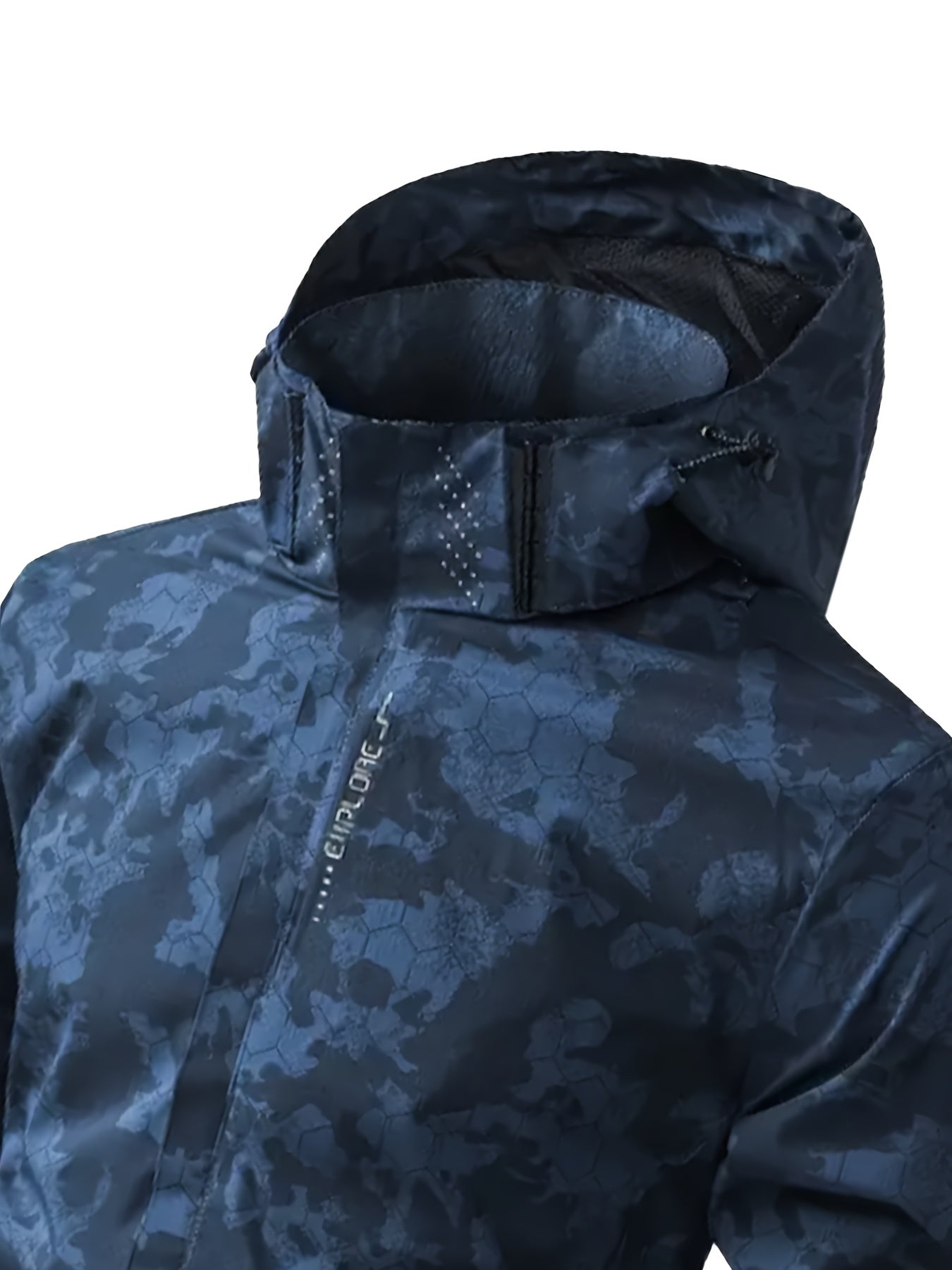 Camouflage Pattern Print Hooded Windbreaker Outdoorjacket For Spring Autumn For Men | Great for Spring & Autumn