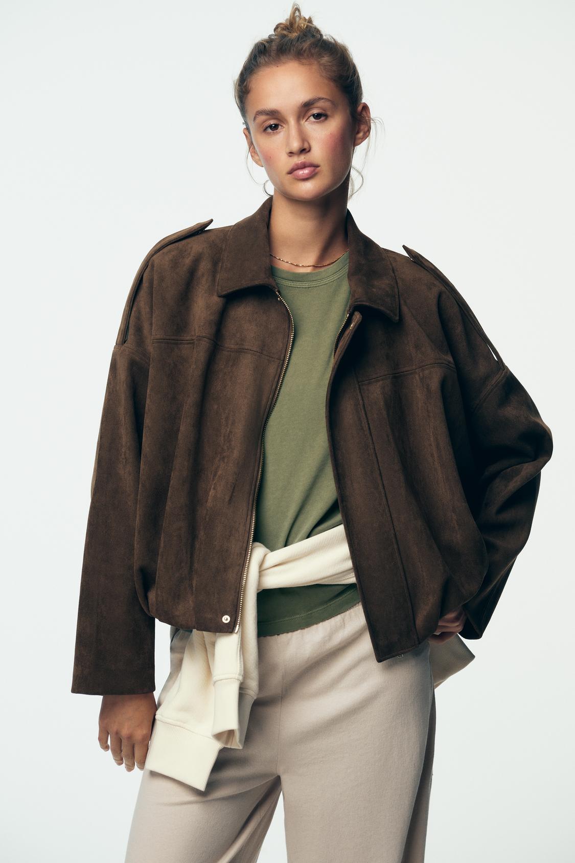 Elegant Suede Jacket for Women | Chic Autumn & Winter Outerwear