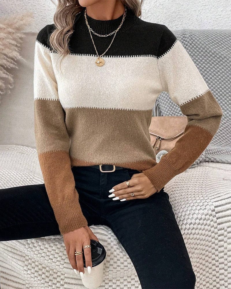 Women's Cozy Classic Knit Sweater – Timeless Comfort & Style