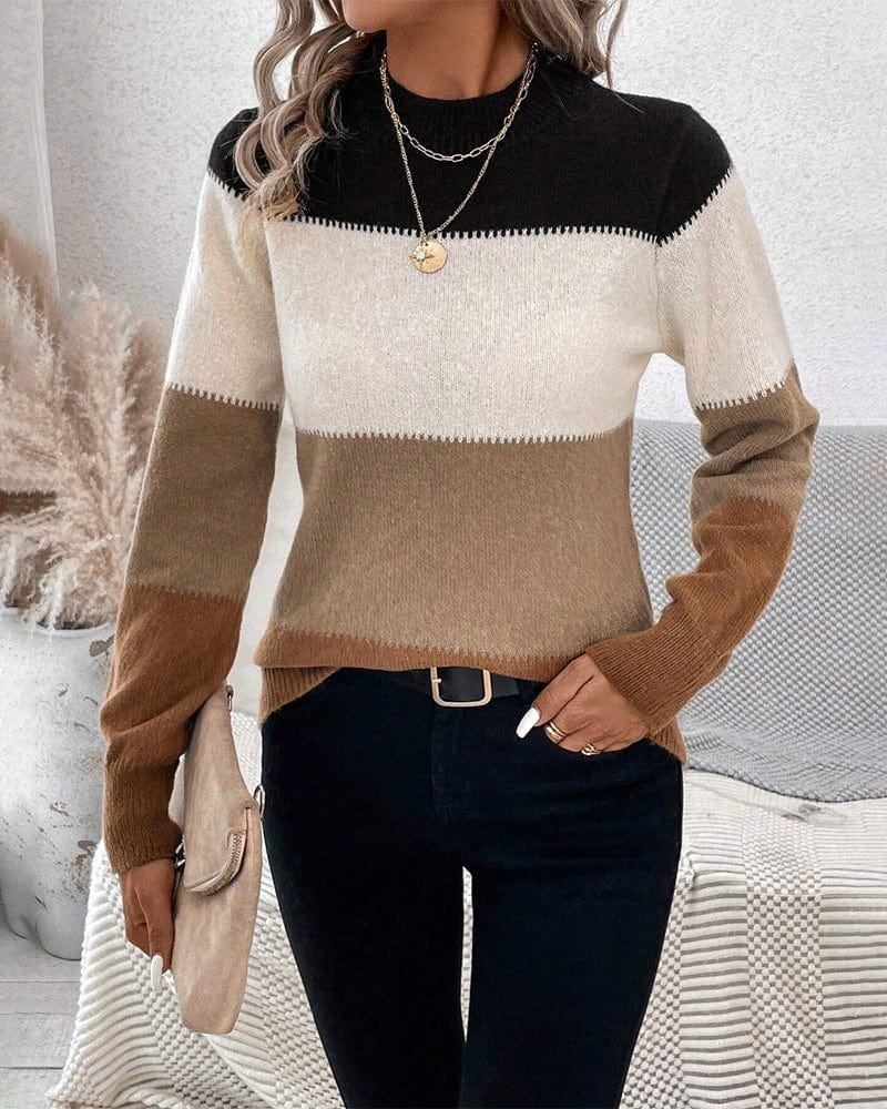 Women's Cozy Classic Knit Sweater – Timeless Comfort & Style