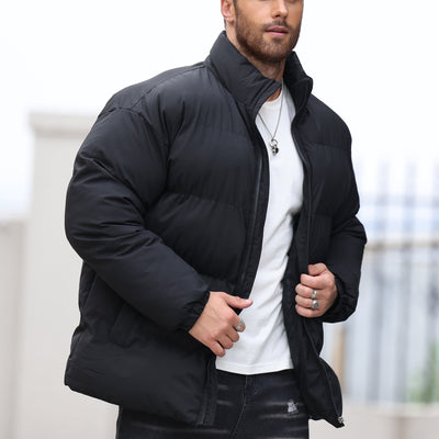 Casual Casual Padded Thick Zip-Up With Stand Collar Winter Jacket For men | Ideal for Winter
