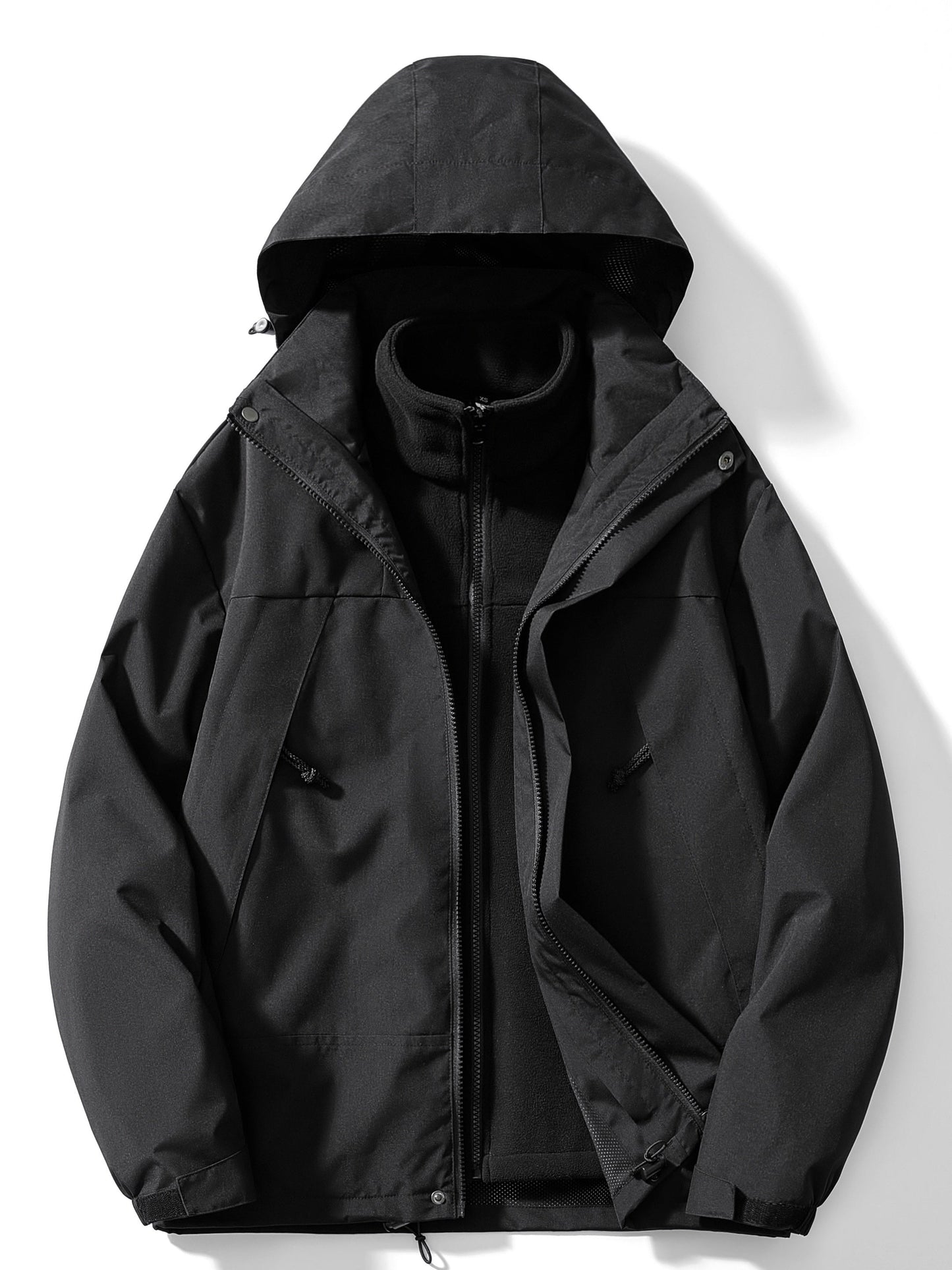 Casual 3-in-1 Fleece Winter Jacket with Hood for Women | Great for Casual Days