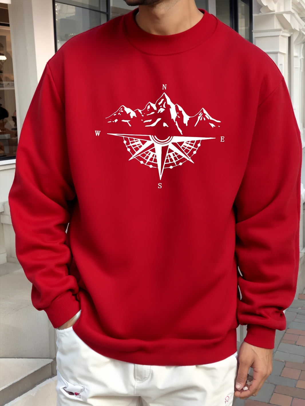 Casual Cotton Pullover Sweatshirt for Men | Great for Casual Days