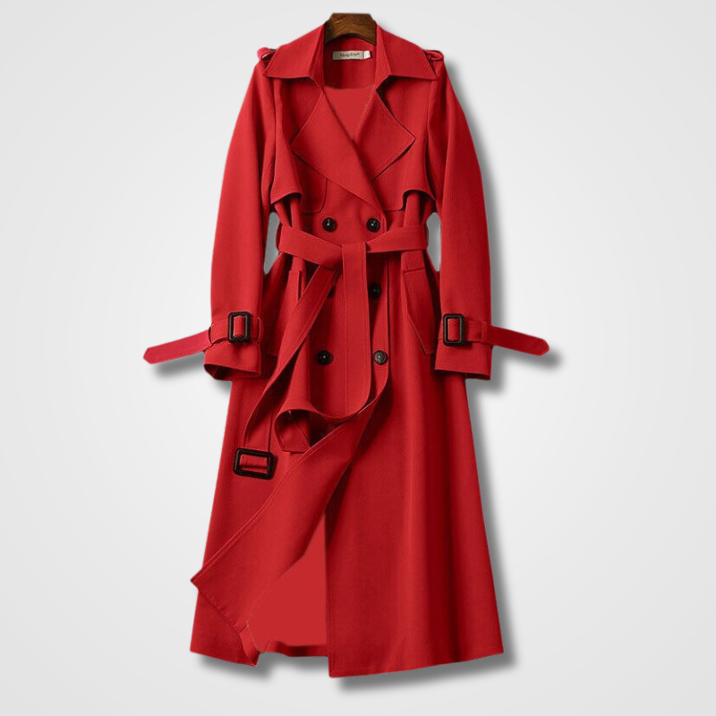 Women's- Elegant Women's Spring Trench Coat - for Women | Great for Formal Occasions