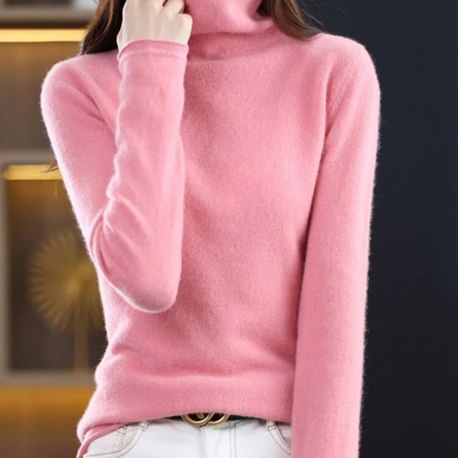 Women's Lightweight Turtleneck Sweater – Soft Knit, Casual & Elegant