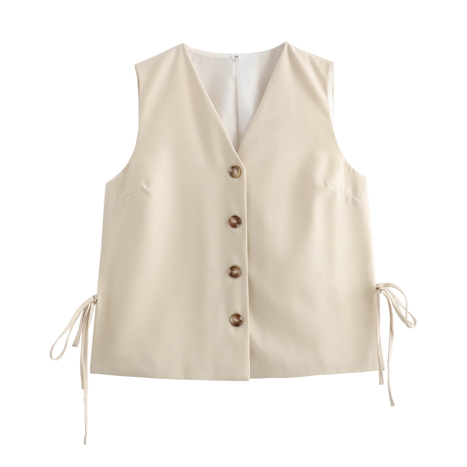 Women's Sleeveless Top Polyester with Side Lacing 7