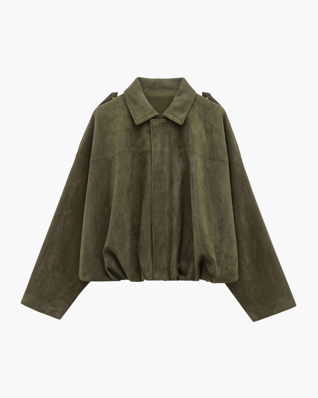 Women's Suede Bomber Jacket – Classic and Stylish Outerwear