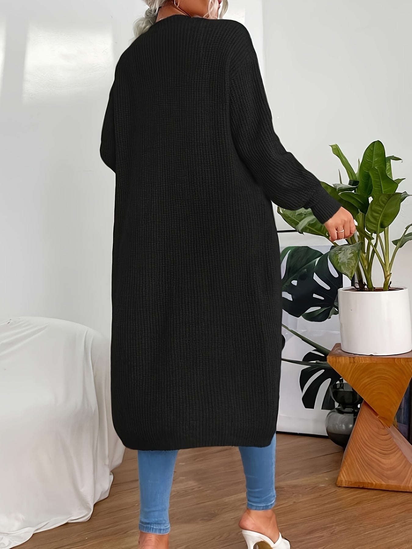 Casual Drop Shoulder Duster Cardigan for Women | Great for Casual Days