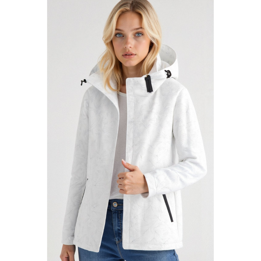 Women's Hooded Windbreaker Jacket | Zipper