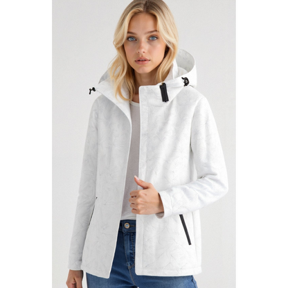 Women's Hooded Windbreaker Jacket | Zipper