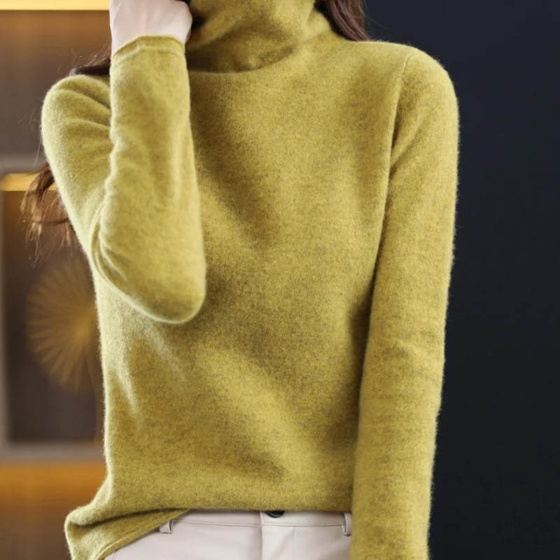 Women's Lightweight Turtleneck Sweater – Soft Knit, Casual & Elegant