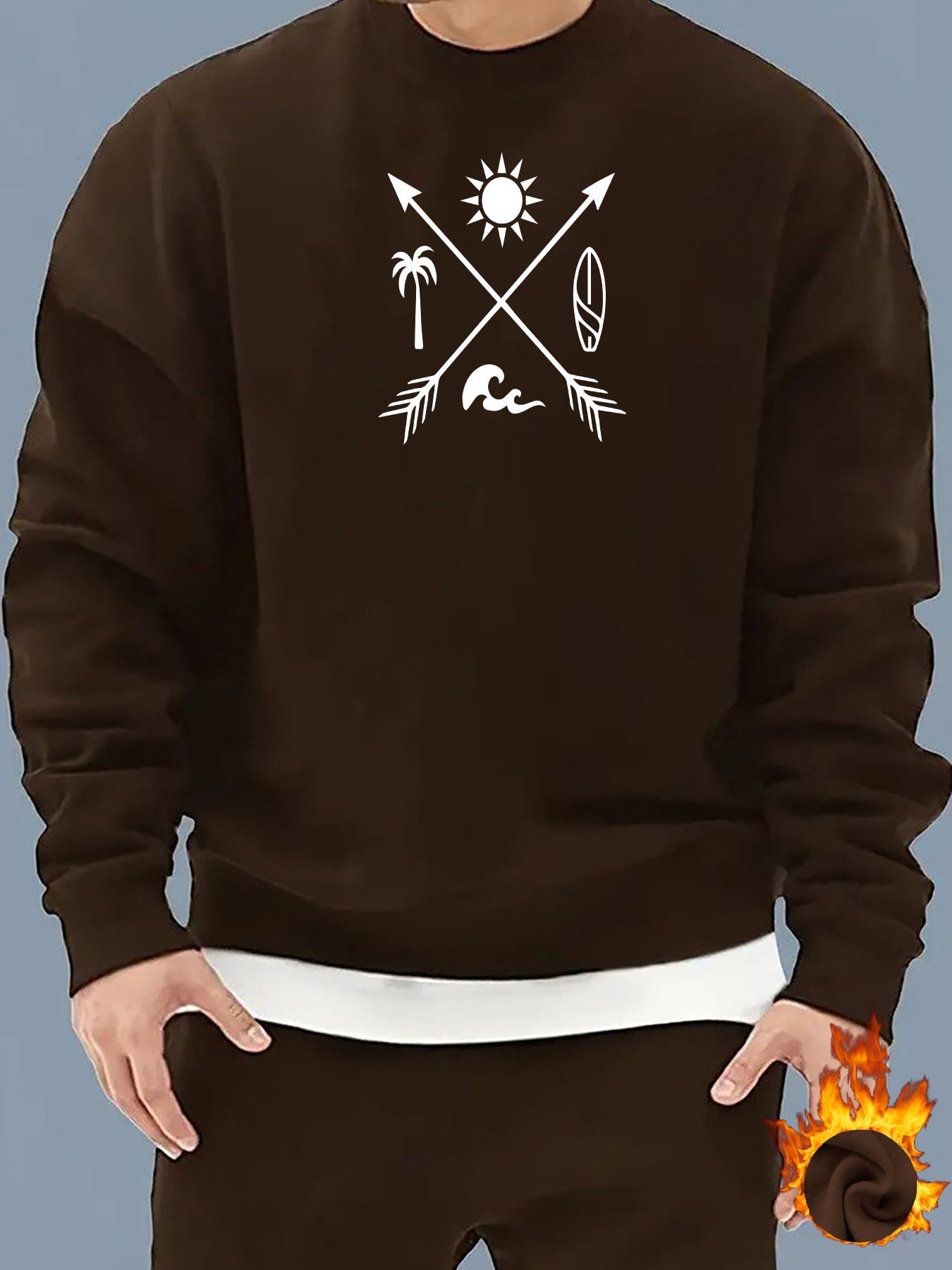 Casual Cotton Pullover Fleece Sweatshirt for Men | Great for Casual Days