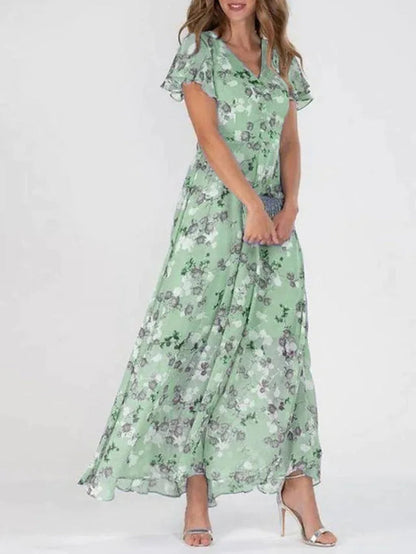 Casual Floral Maxi Dress | Great for Summer Days