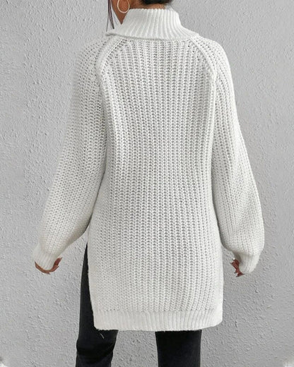 Casual Cotton Turtleneck Sweater for Women | Great for Casual Days