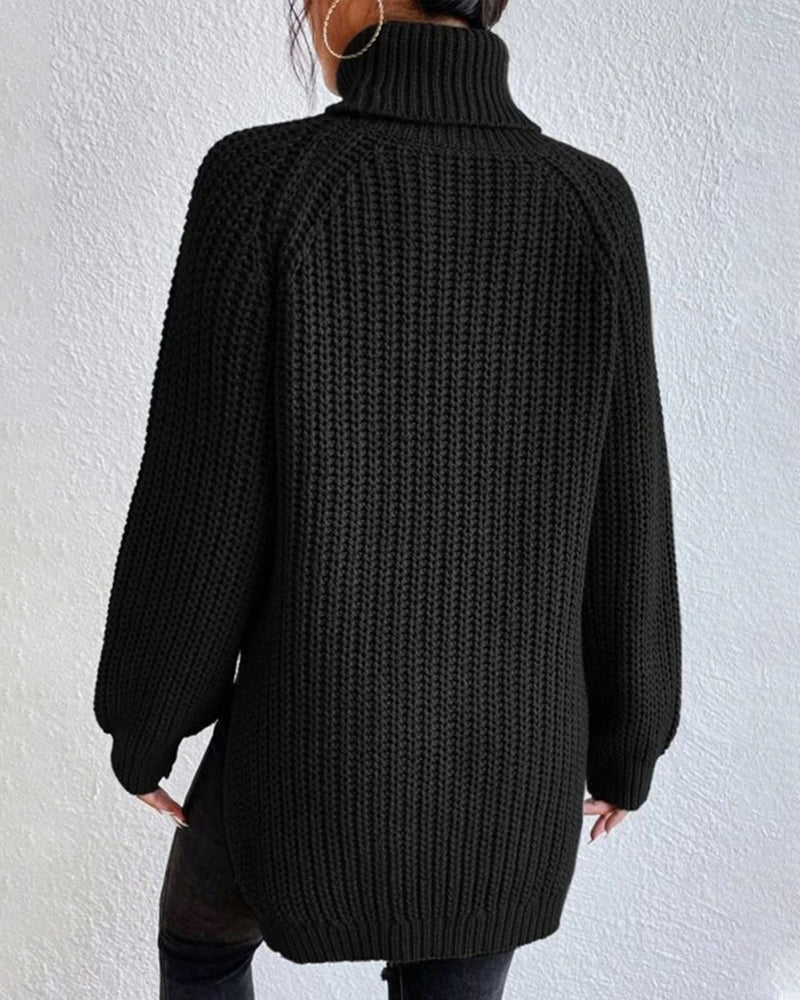 Casual Cotton Turtleneck Sweater for Women | Great for Casual Days