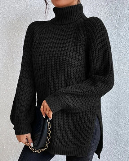 Casual Cotton Turtleneck Sweater for Women | Great for Casual Days