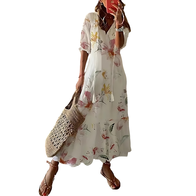 Women's  - Long Dress - Chic - Ideal for Summer
