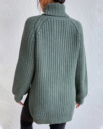 Casual Cotton Turtleneck Sweater for Women | Great for Casual Days