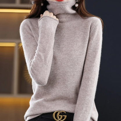 Women's Lightweight Turtleneck Sweater – Soft Knit, Casual & Elegant