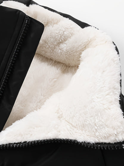 Casual Full Zip Padded Winter Jacket for Men | Ideal for Winter