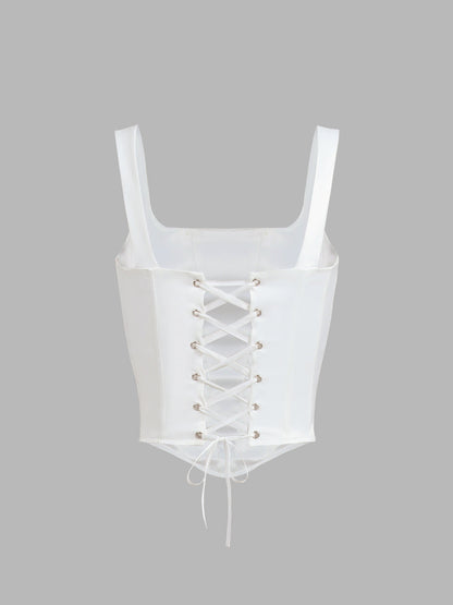 Women's Corset Crop Top Polyester 9
