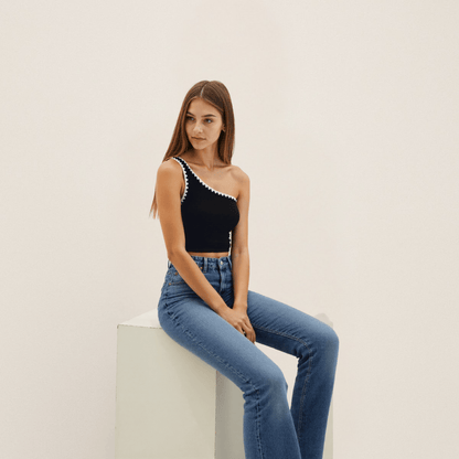 Women's High Waist Pants Elastic Slim Fit 1