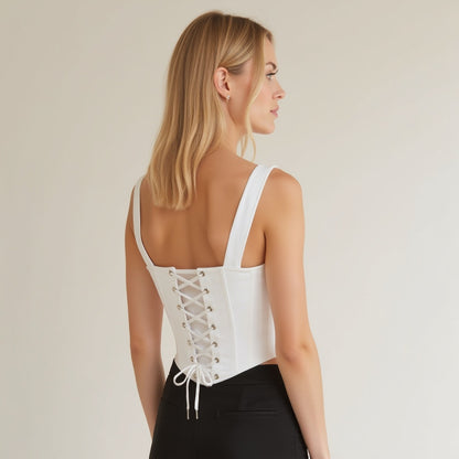 Women's Corset Crop Top Polyester 6