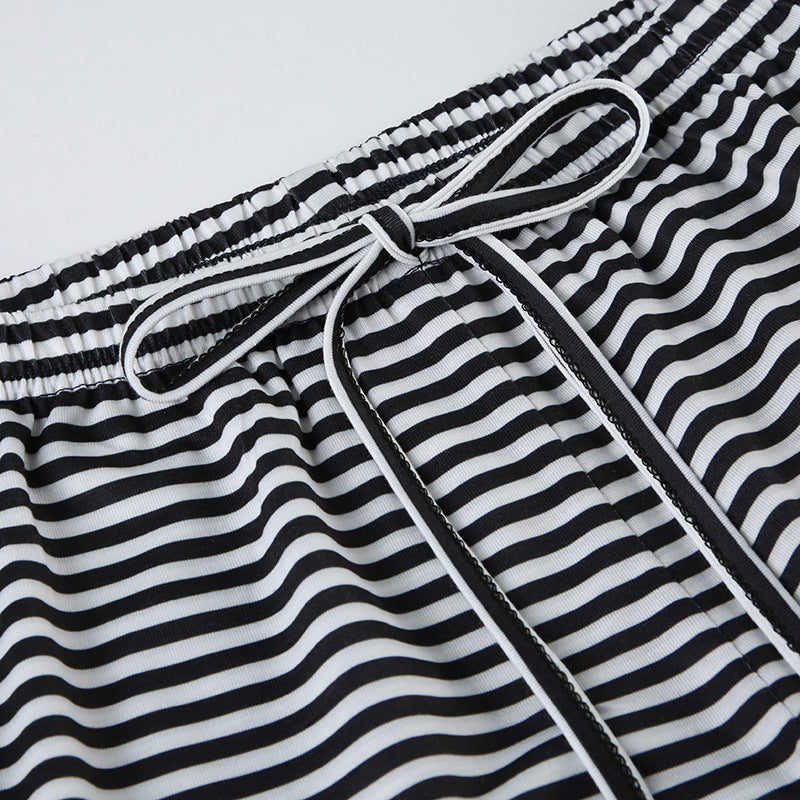 Women's Striped Trousers Comfortable Fit 14