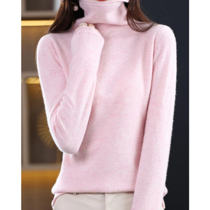 Women's Lightweight Turtleneck Sweater – Soft Knit, Casual & Elegant