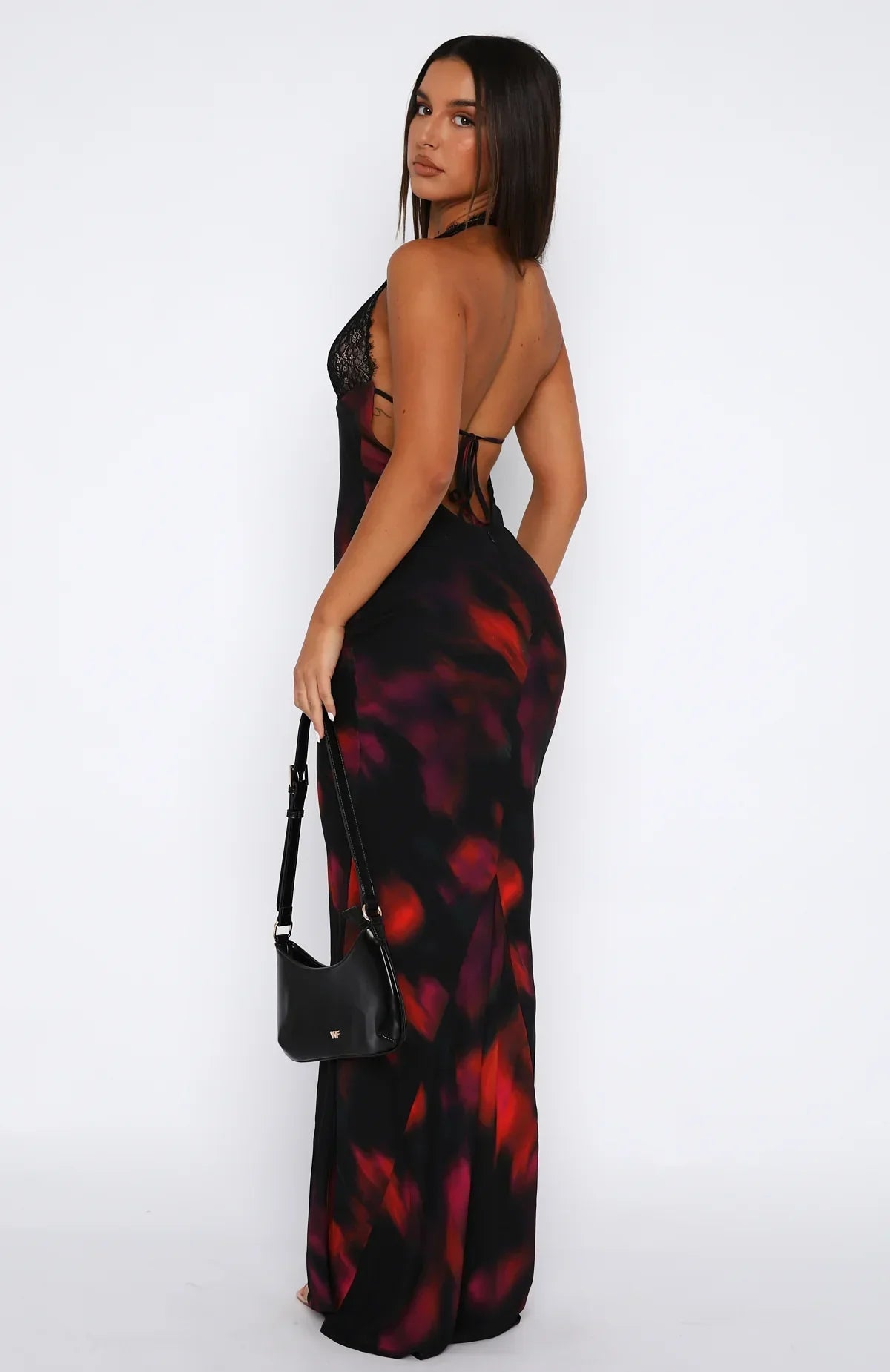 Women's Maxi Dress Cotton Push-Up Halter for Summer Events 3