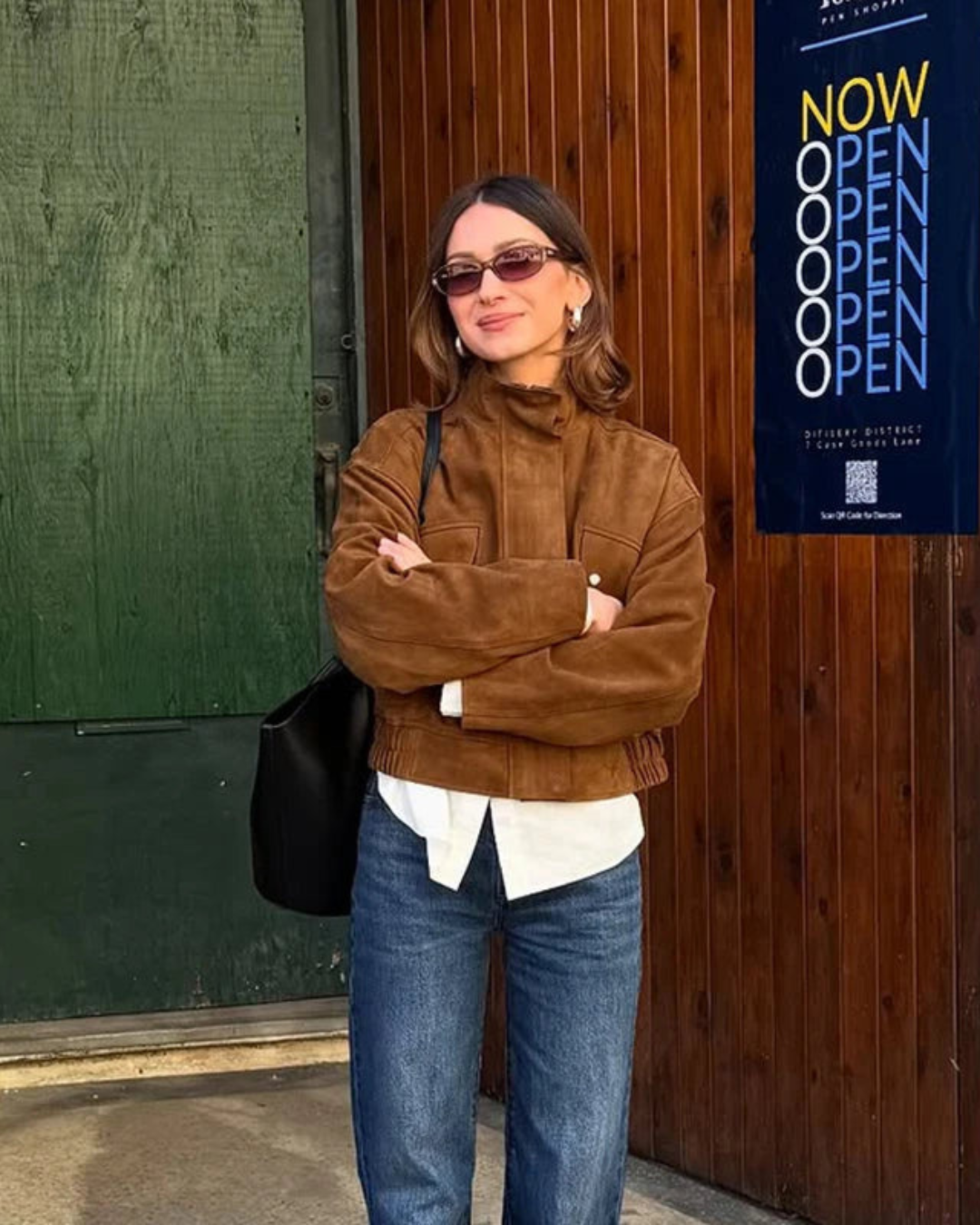 Women’s Vintage Suede Jacket – Classic & Stylish Outerwear