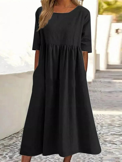 Women's - Midi Dress - Leisure - Modern Style - Ideal for Summer