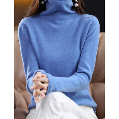 Women's Lightweight Turtleneck Sweater – Soft Knit, Casual & Elegant