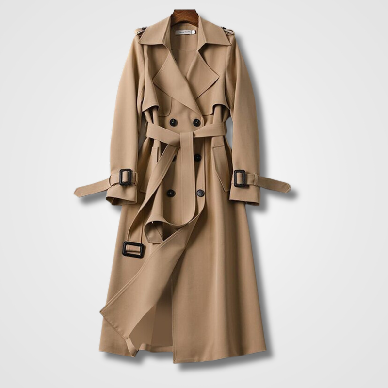 Women's- Elegant Women's Spring Trench Coat - for Women | Great for Formal Occasions
