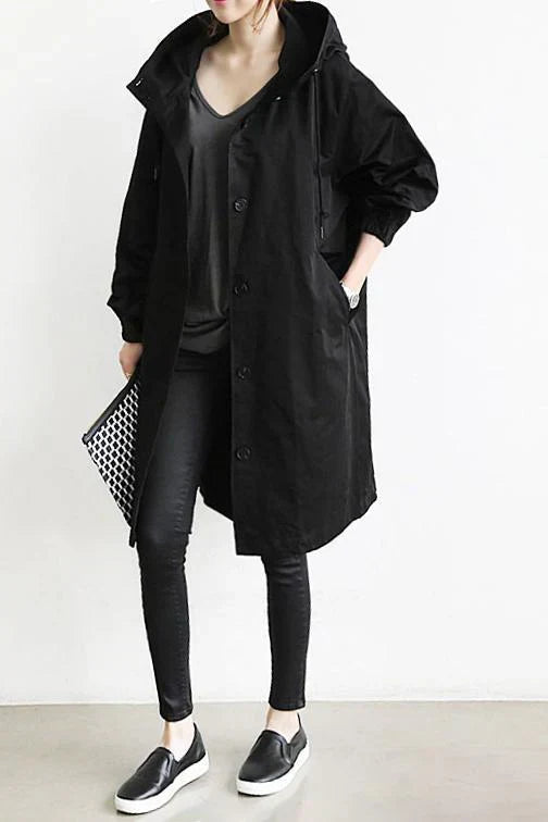 Belezza - waterproof trench coat with hood