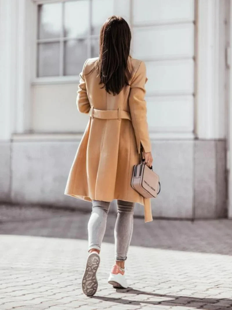 Women's Classic Double-Knotted Trenchcoat | Ideal for Autumn/Winter