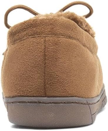 Men’s Moccasin Slippers | Grey Indoor Winter Shoes